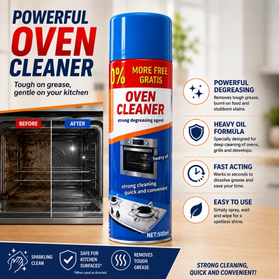 Oven & Grill Cleaner Foam Cleaner - Oven Cleaner