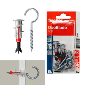 فيشر دوبليد RH K NV قابس مع خطاف دائري 6 قطع