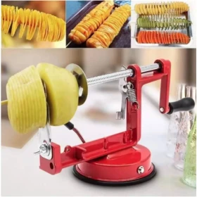 Spiral French fries slicer