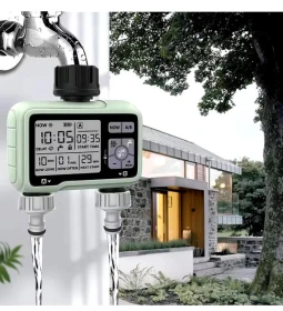 Automatic Digital Irrigation Timer with 2 Outlets