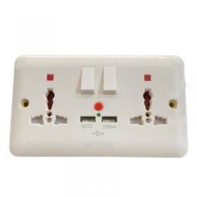Electrical Plugs With Two Port Of Usb