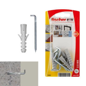 عبوة فيشر بليستر S-8 AK سدادة + خطاف L، 5 قطع