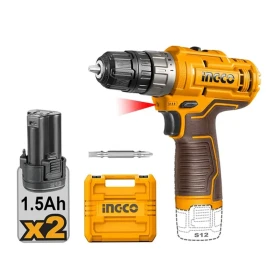Lithium-Ion Cordless Drill with 2 battery - 12V CDLI12202