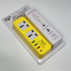 Extension Electrical Socket with 3 USB Outlet Plugs
