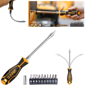 Ingco 12 Pcs Flexible Shaft Screwdriver Set