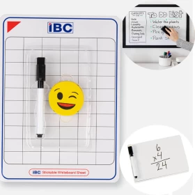 IBC- White Board Sheet 18x25 Cm With Marker And Eraser