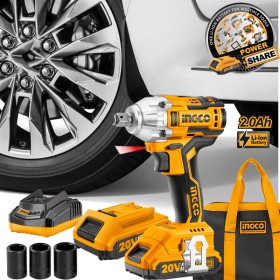 Ingco 20V Lithium-Ion Impact Wrench - Ciwli2038