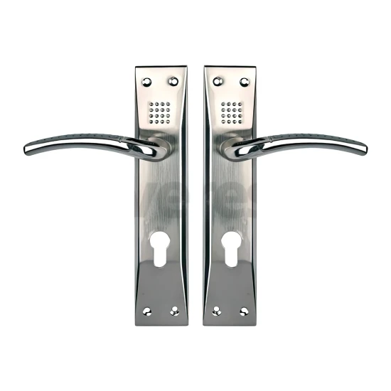 142 Silver Door Handle