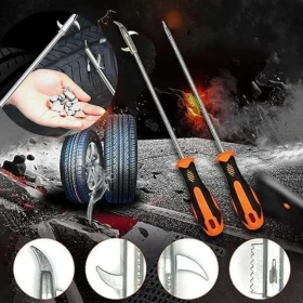 Car tire cleaning tool