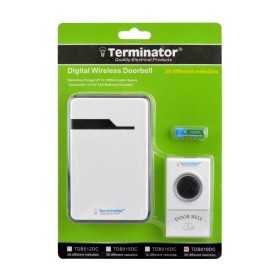 White Digital Wireless Doorbell
