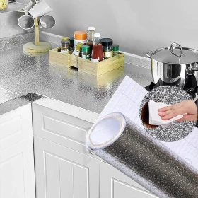 Kitchen Waterproof Aluminum foil Stickers