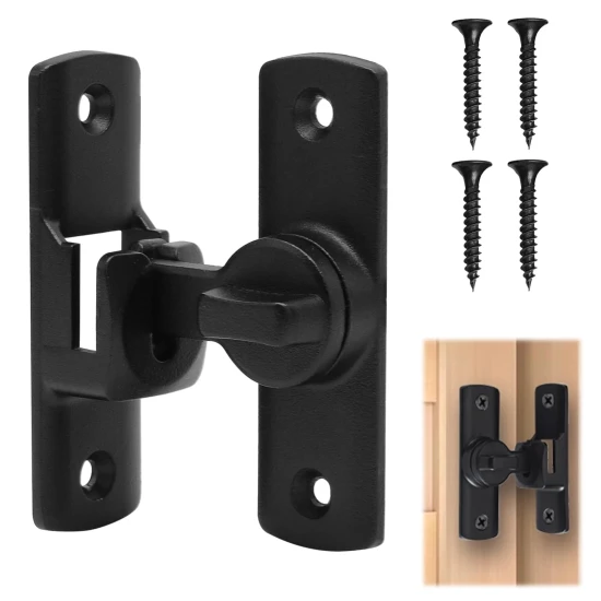 Aluminum Alloy Door Lock, 90/180 Degree Universal Door Lock