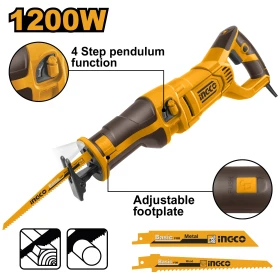 1200W INGCO Electric Reciprocating Saw for Wood & Metal Cutting – RS12001