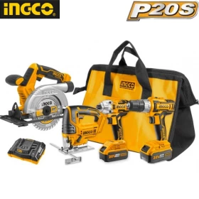 INGCO Power Tool Combo Kit Cordless - CKLI2010 - 4pcs