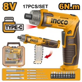 Ingco CSDLI08025 8V Lithium-Ion Cordless Screwdriver