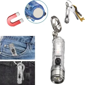 Mini Bright Light Keychain Flashlight