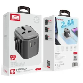 2500w USB+Type C 2.4A Travel Charger