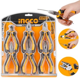 Ingco 6 Pcs Mini Pliers Set - hmps06115