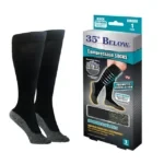 Comfortable compression stockings for the feet