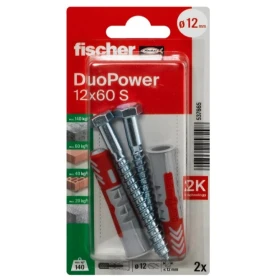 fischer DuoPower 12 x 60 S with screw 537665