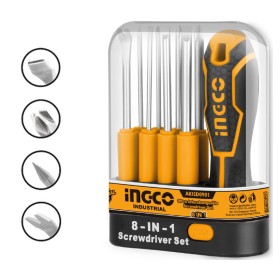 Screwdriver Set with 1pcs Interchangeable Handle AKISD0901