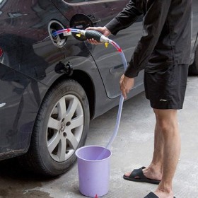 Manual Pump Car Fuel Tank Sucker - 1.5m