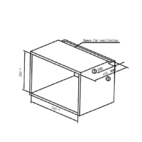 Microwave 23 Lt - Built in