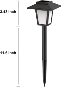 Solar powered LED lights, lantern design