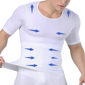 Vest Slimming Shirt - White