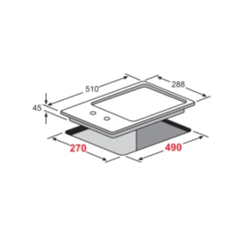 2 Electric Hpt Plates 30 cm - Built in
