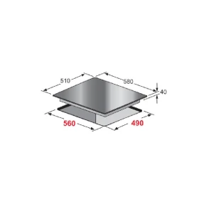Size 60 cm - Built  in