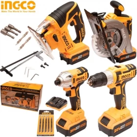 INGCO Power Tool Combo Kit Cordless - CKLI2010 - 4pcs