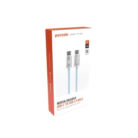 Porodo Woven Cable Type-C to HDMI PD-CBL0016-BK