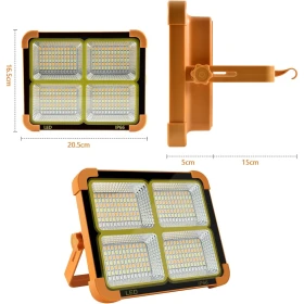 100W Solar Powered Portable LED Light