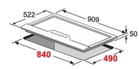 Gas Hob 90 cm - Built in
