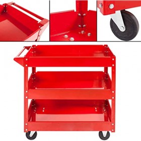 Tolsen Three Tray Tool Cart-80221