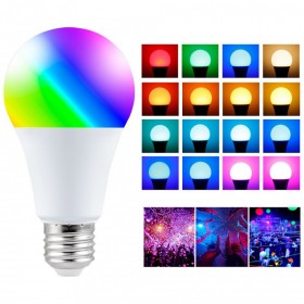 Led Colorful Light Bulb With Remote